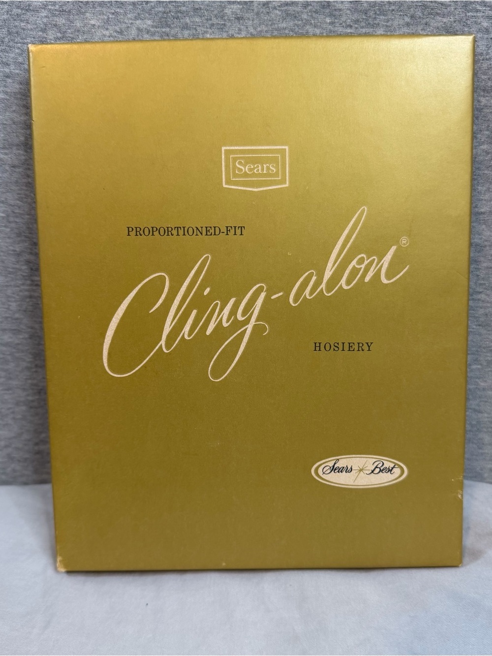 Sears Cling-alon Proportion-Fit Hosiery 9.5-10.5 Tall Sandpiper 3 Pairs New